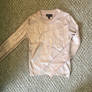 Rose Gold Fitted Sweater